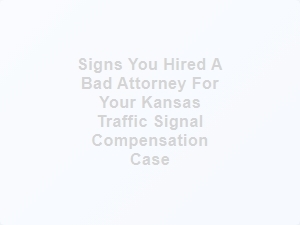 Warning Signs of a Kansas Traffic Signal Lawyer